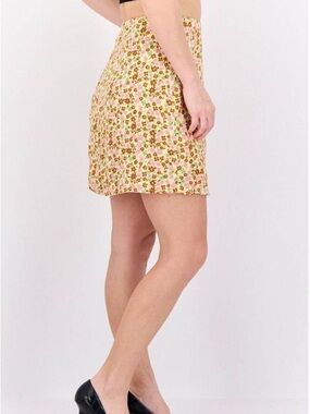 MNG Mango Retro Floral Mini Skirt, 70s, Y2K